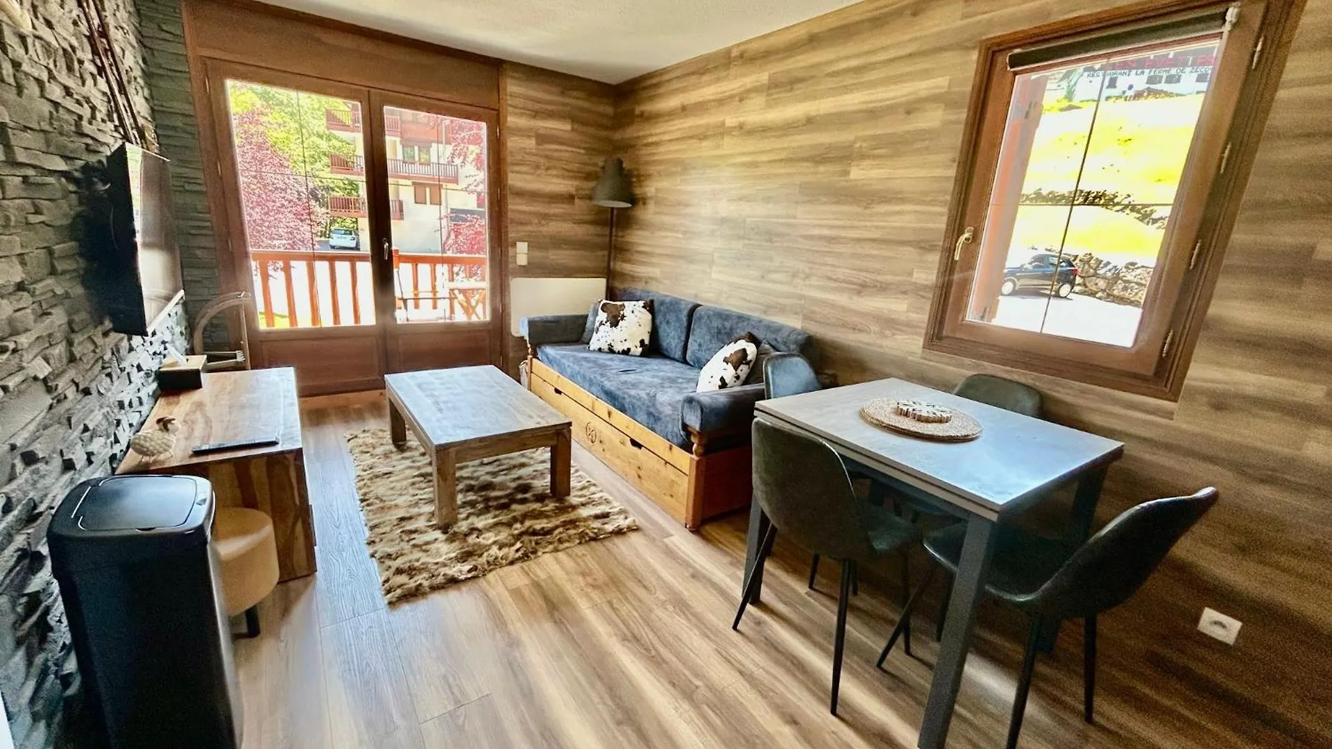 Апартаменты Appartement Renove Au Pied Des Pistes Avec Piscine, Sauna, Linge Inclus Et Animaux Acceptes Флюме
