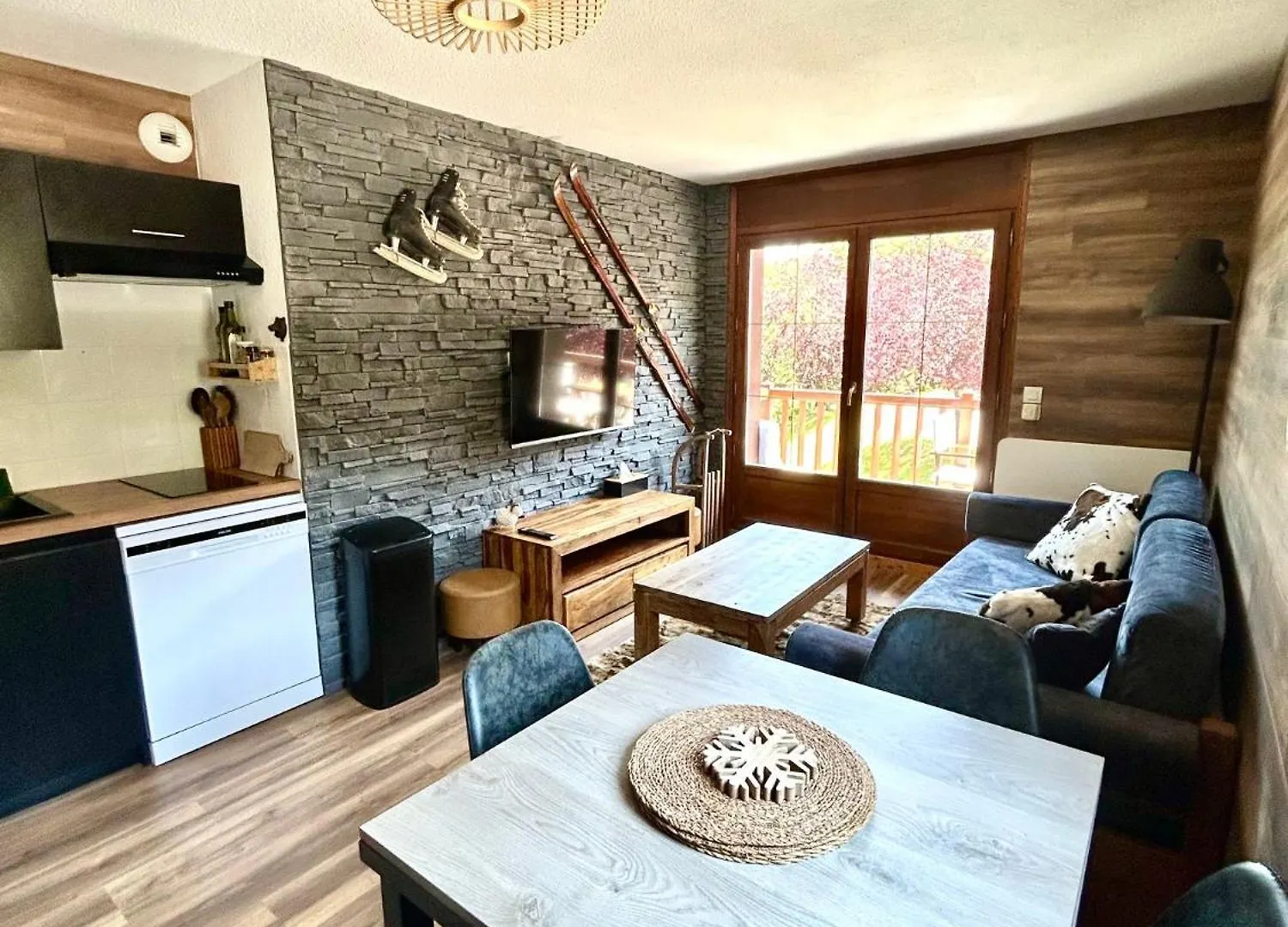 Appartement Renove Au Pied Des Pistes Avec Piscine, Sauna, Linge Inclus Et Animaux Acceptes Флюме Апартаменты