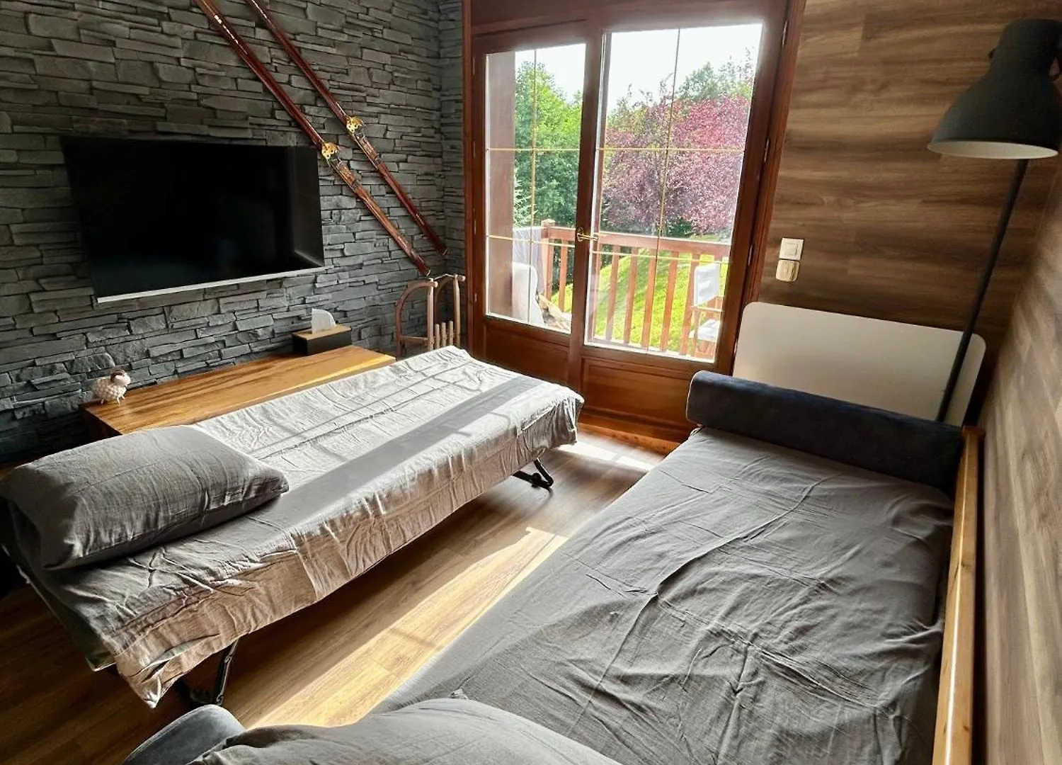 Appartement Renove Au Pied Des Pistes Avec Piscine, Sauna, Linge Inclus Et Animaux Acceptes Флюме 0*,  Франция